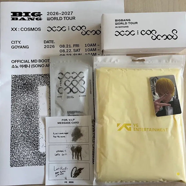 [BUNJANG] BIGBANG Concert Membership Exclusive Set / 빅뱅 콘서트 멤버십 키트 기프트 특전