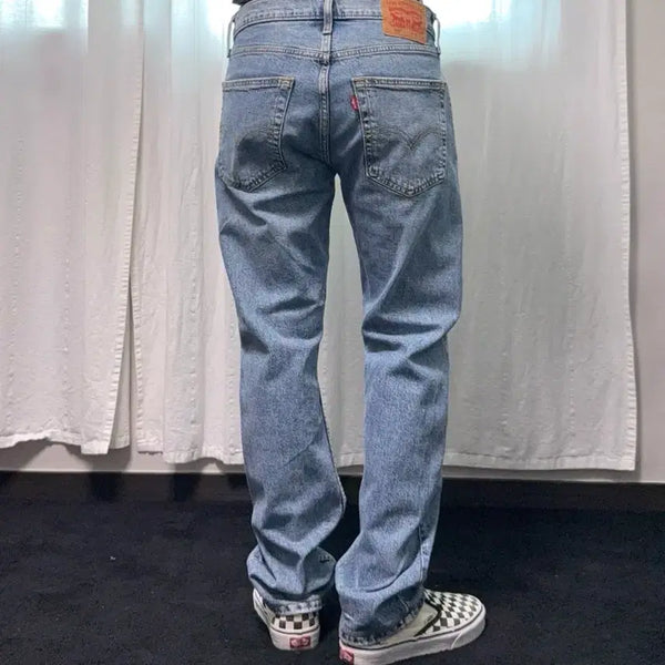 [BUNJANG] Levi's 502 Tapered Jeans Light Wash / 리바이스 502 테이퍼드 라이트워싱 청바지 30W 32L