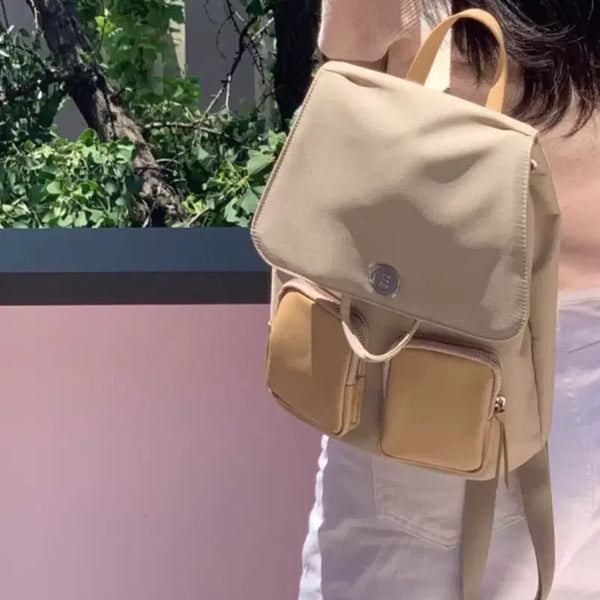 [BUNJANG] Minuitmute Chloe Backpack Mocha Beige Old Version / 미닛뮤트 클로 백팩 모카베이지 구버전