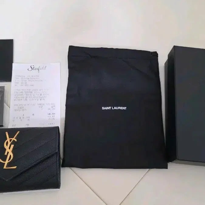 [BUNJANG] Saint Laurent Monogram Envelope Wallet / 생로랑 모노그램 엔벨로프 지갑