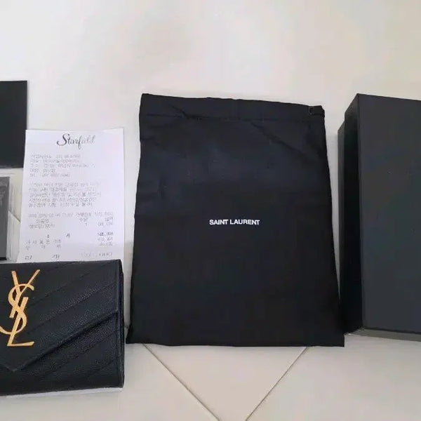 [BUNJANG] Saint Laurent Monogram Envelope Wallet / 생로랑 모노그램 엔벨로프 지갑
