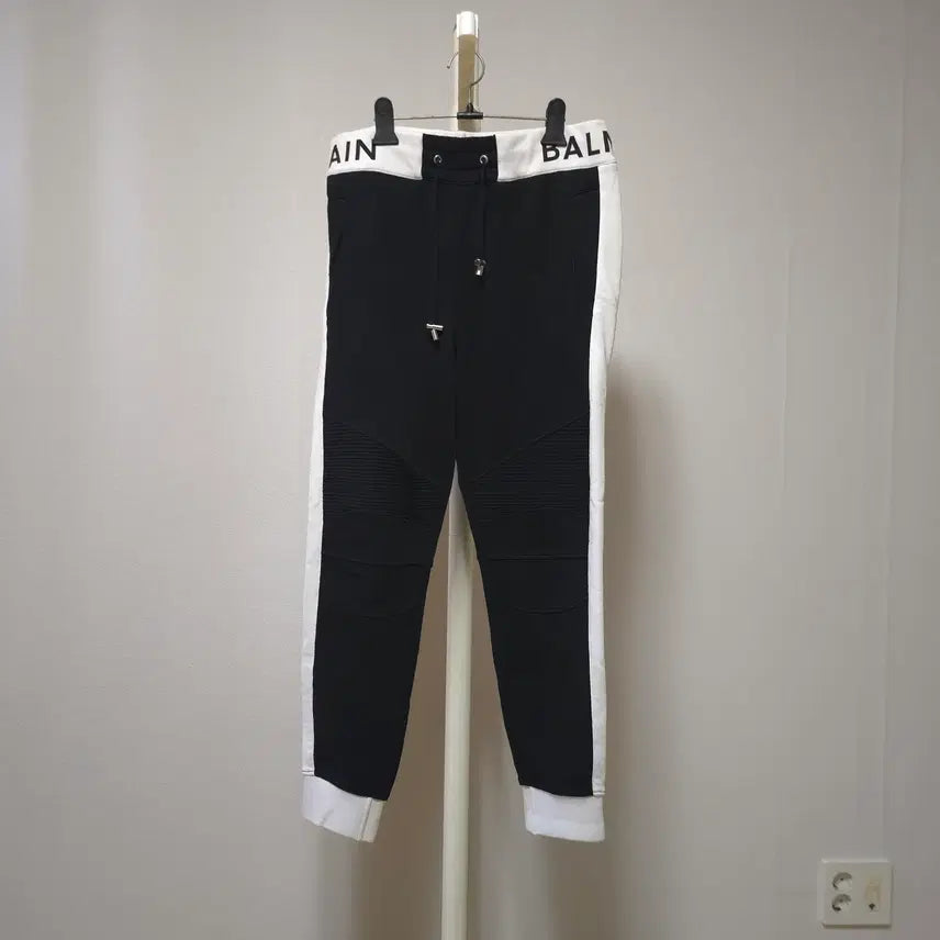 [BUNJANG] Balmain Biker Sweat Jogger Pants M / (M) 발망 바이커 스웨트 조거 팬츠 정품