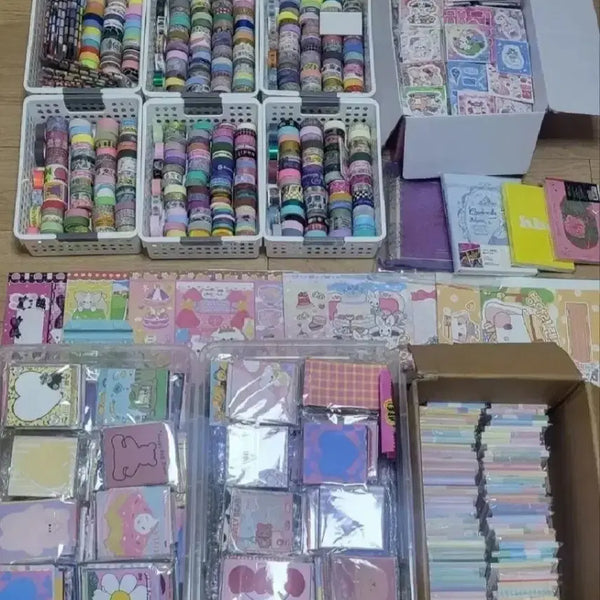 [BUNJANG] DIY Sticker and Masking Tape Set / 다꾸 스티커 마스킹 테이프 세트