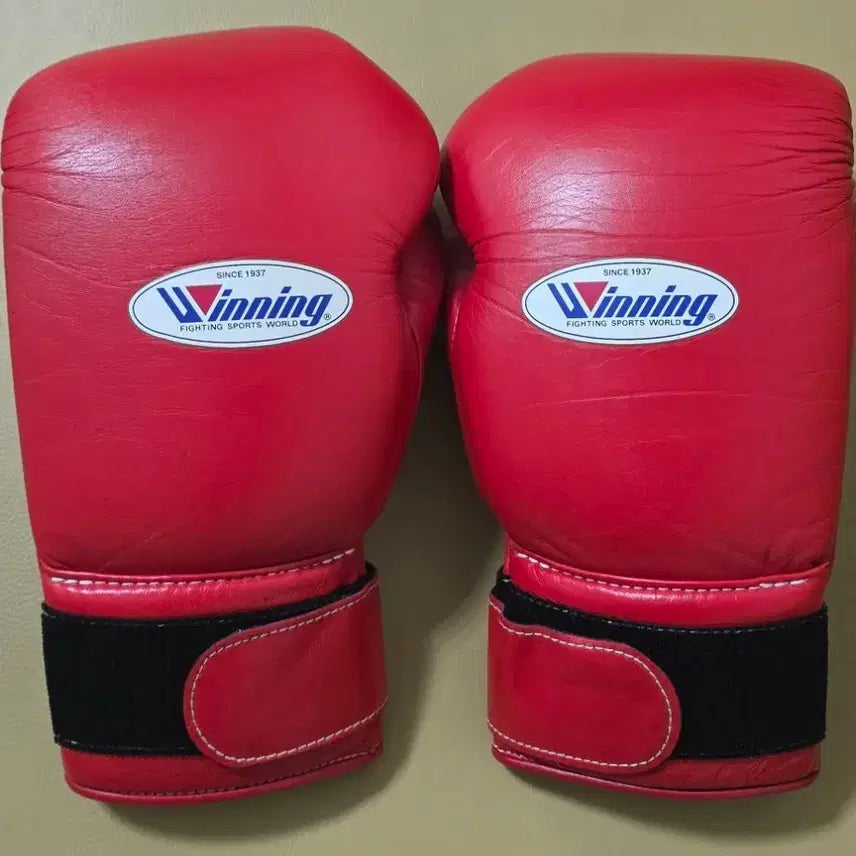 [BUNJANG] Winning 16oz Red Boxing Gloves / 위닝 16온스 빨간색 복싱글러브