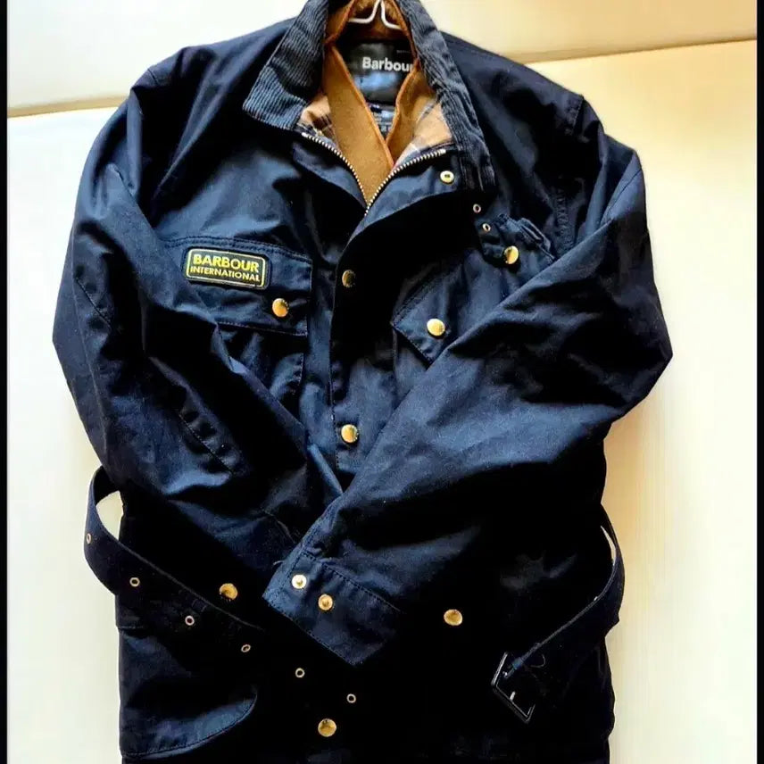 [BUNJANG] Barbour International A7 Jacket Set with Warmpile Liner / 바버 인터내셔널 A7 자켓 + 웜파일 내피 포함 풀세트