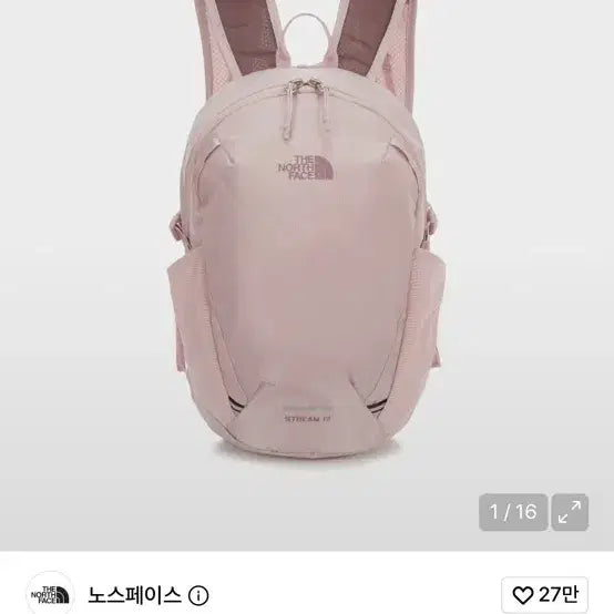 [BUNJANG] The North Face Stream 12 Pink / 노스페이스 스트림12 핑크