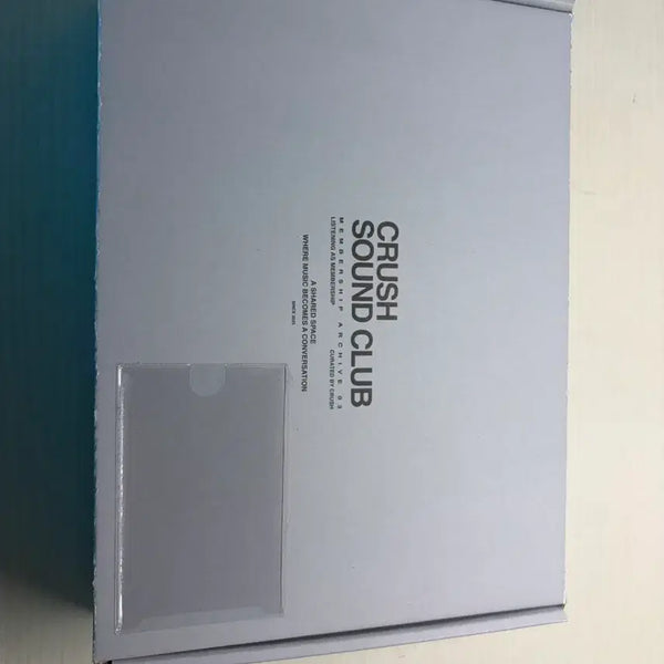 [BUNJANG] CRUSH SOUND CLUB Membership Archive Box / CRUSH SOUND CLUB 멤버십 아카이브 박스
