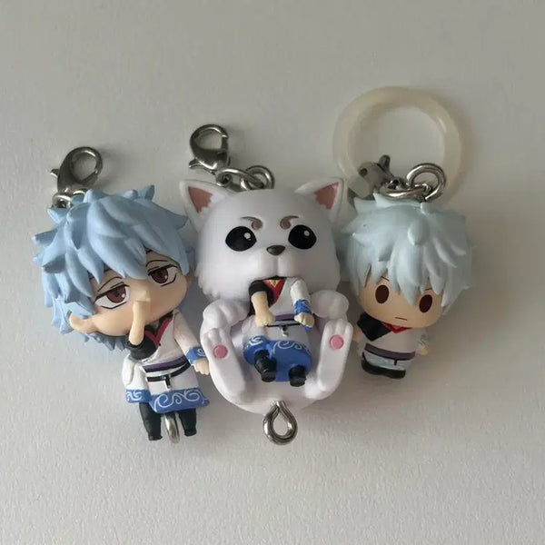 [BUNJANG] Gintama Gachapon Gintoki Derongacha Stand Figure / [은혼] (일괄) 긴토키 데롱가챠 메지루시 팝니다