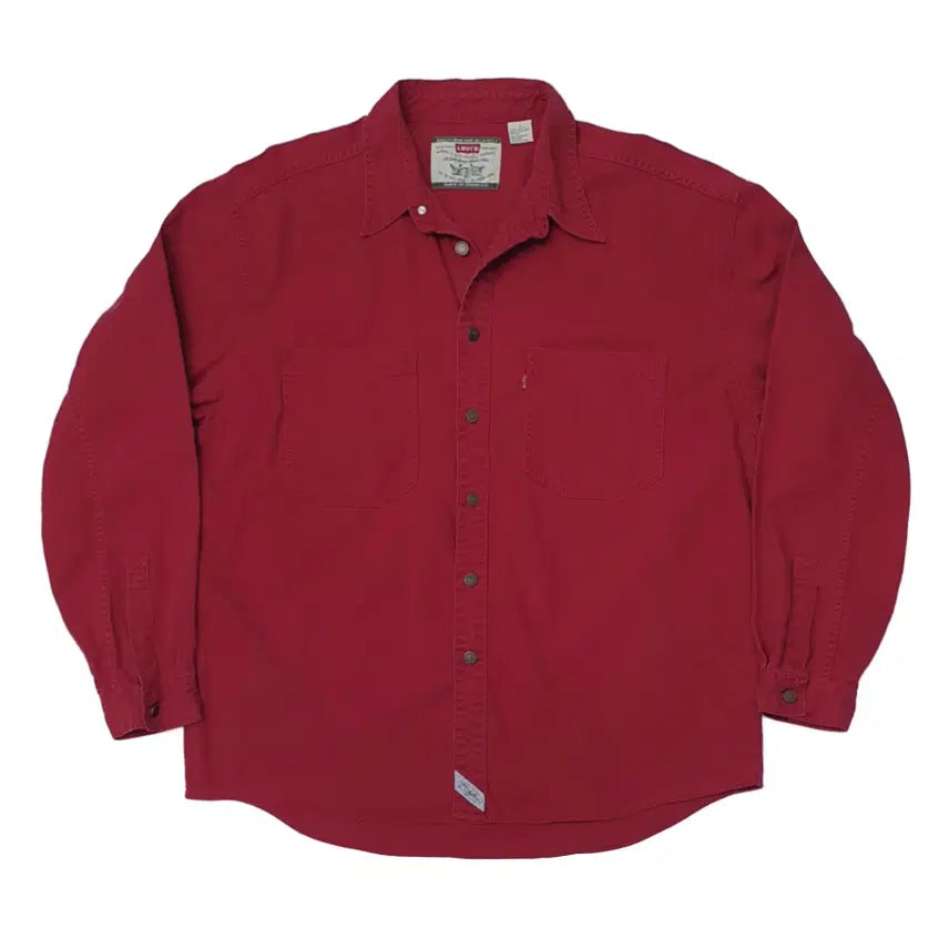 [BUNJANG] Levi's 90s Button-Down Shirt L (105-110) Oversized Fit / 리바이스 90s 버튼다운 셔츠 L (105-110) 오버핏