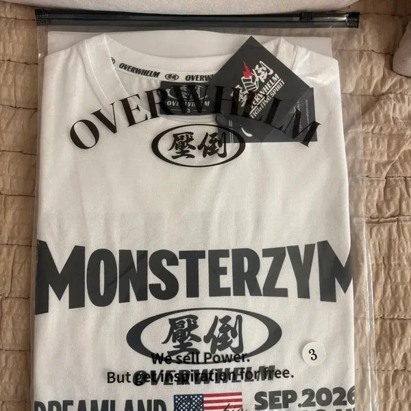 [BUNJANG] ABDO x Monsterzym Limited Edition T-shirt (L) / 압도 몬스터짐 반팔티 판매합니다