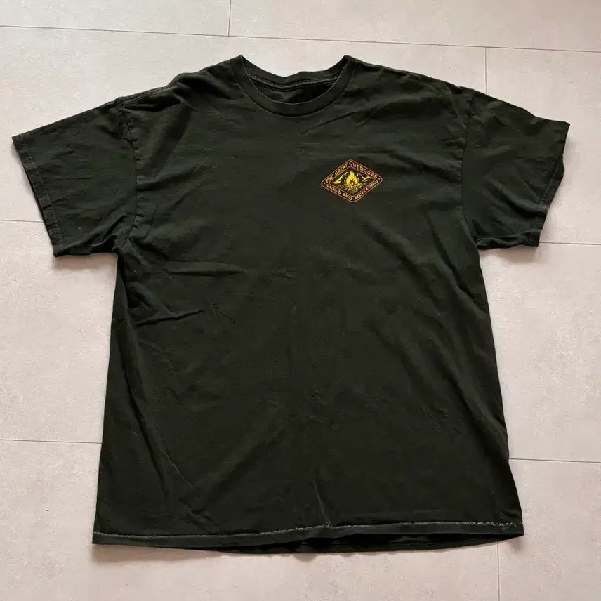 [BUNJANG] The Great Outdoors Forest Campfire Graphic T-Shirt XL / 빈티지 The Great Outdoors 캠프파이어 포레스트 티 XL