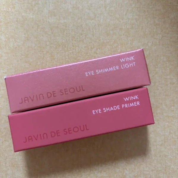 [BUNJANG] Javin De Seoul Wink Eye Shade Primer 19 Mellow Ruby & Wink Eye Shimmer Light 13 Sunlit Ruby / 자빈드서울 윙크 아이 쉐이드 프라이머 - 19호 멜로우 루비 / 윙크 아이 쉬머 라이트 - 13호 선릿 루비 미개봉 새제품