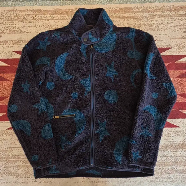 [BUNJANG] Paul Smith Jeans Moon Star Boa Fleece Jacket S (90) / 폴스미스 진스 문 스타 보아 뽀글이 플리스 후리스 자켓 S(90)