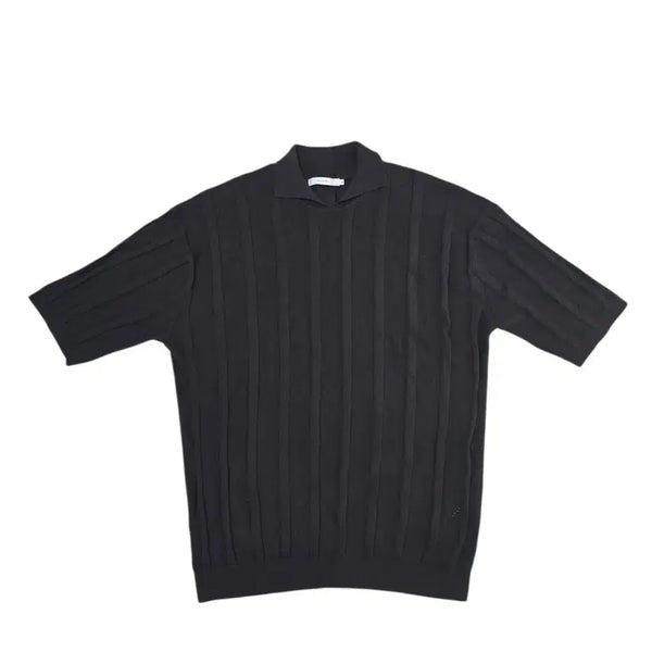 [BUNJANG] Shutter Fine Gauge Resort Kara Half Knit - M / 셔터 파인 게이지 리조트 카라 하프 니트 M