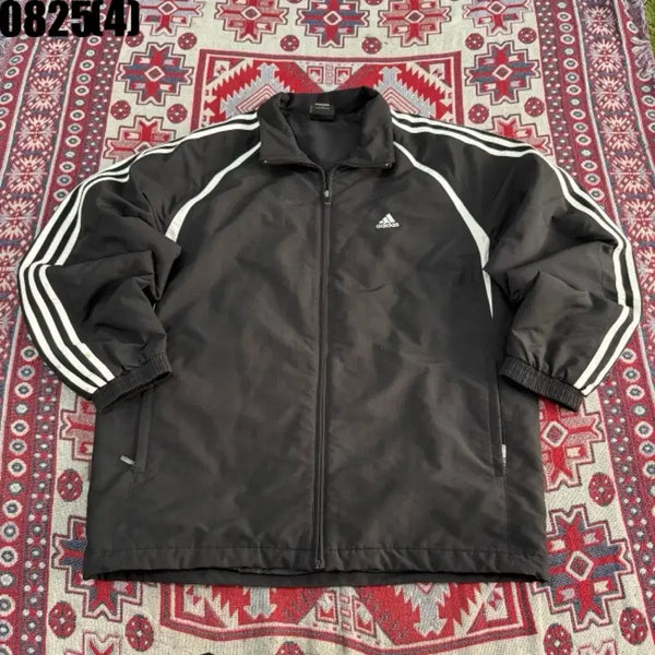 [BUNJANG] Adidas 3-Stripes Track Top Jersey Black / 아디다스 삼선 트랙탑 져지 블랙