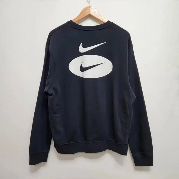 [BUNJANG] Nike Double Swoosh Sweatshirt XL Black / 나이키 더블 스우시  맨투맨  XL 사이즈