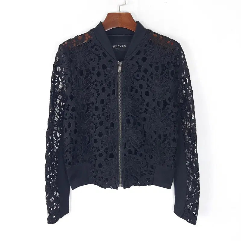[BUNJANG] Heaven Collection Cropped Punching Zip-Up Jacket / 제평/헤븐컬렉션 크롭 펀칭 집업 자켓8