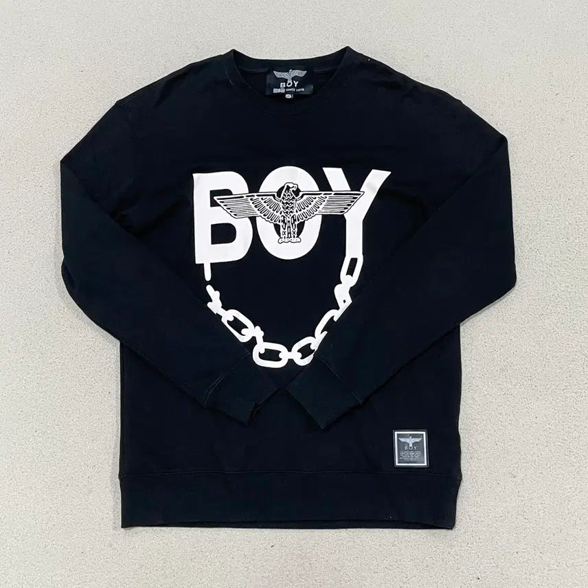 [BUNJANG] S Boy London Big Logo Cotton Sweatshirt / S 보이런던 체인 빅로고 코튼 맨투맨 0825