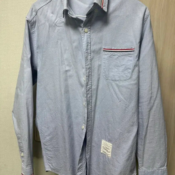 [BUNJANG] Thom Browne Sky Blue Oxford Shirt / 일본 톰브라운셔츠팝니다