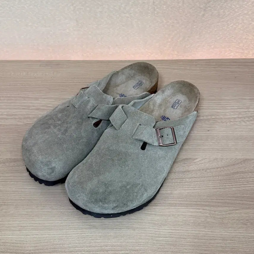 [BUNJANG] Birkenstock Taupe Men's Slippers 280 Regular Width / 버켄스탁 타우페 남성 슬리퍼 280 레귤러발볼