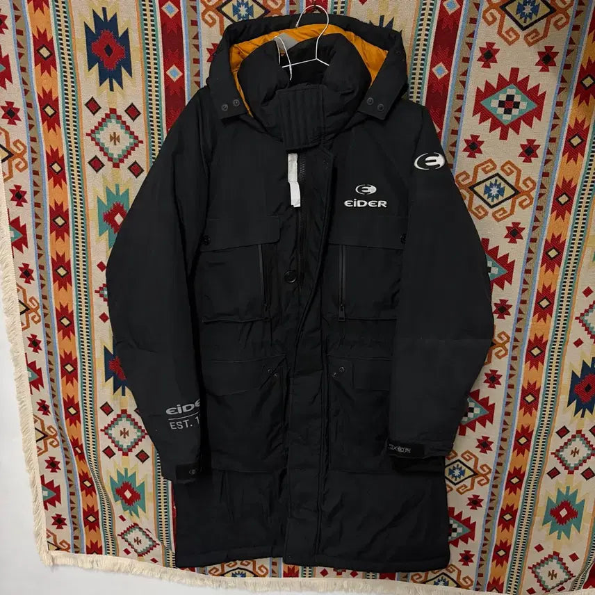 [BUNJANG] Eider Men's Premium Goose Down Hooded Long Padding XL / 아이더 남성 프리미엄 구스다운 후드 롱패딩 XL
