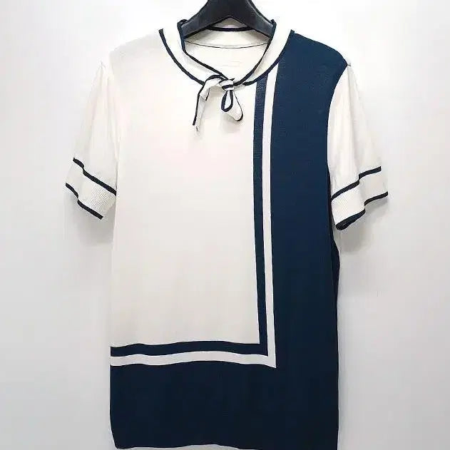 [BUNJANG] Phantom Golf Women's Neck Ribbon Knit / 팬텀 골프 여성 넥리본 니트