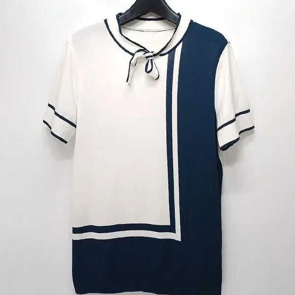 [BUNJANG] Phantom Golf Women's Neck Ribbon Knit / 팬텀 골프 여성 넥리본 니트