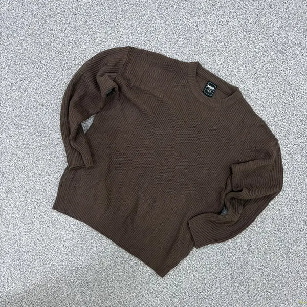 [BUNJANG] Minimal Code Round Neck Long Sleeve Knit / M MNC 미니멀코드 라운드 긴팔 니트 0825J1