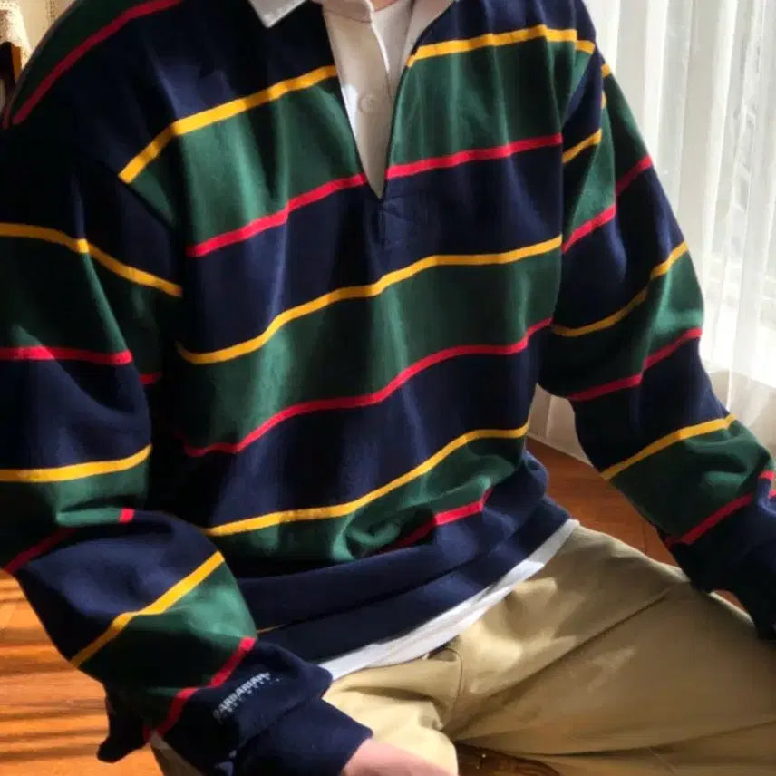 [BUNJANG] Barbarian Rugby Shirt / 바바리안 럭비티
