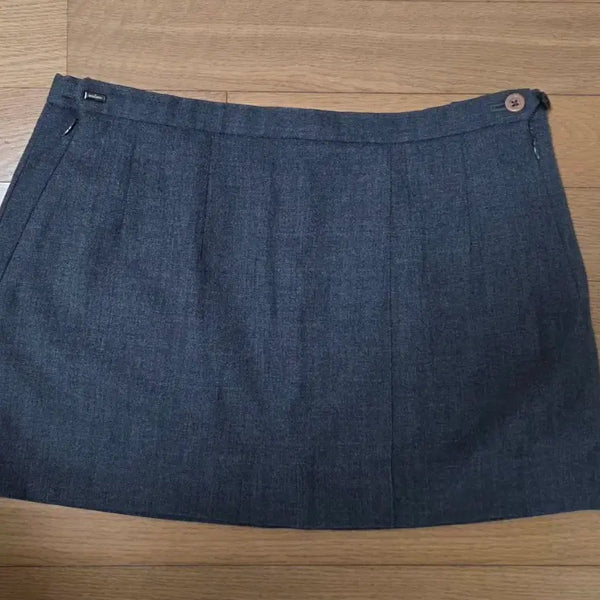 [BUNJANG] School Uniform Skirt (Spring/Autumn) - Gray / 예쁜 여자교복 춘추용 교복짧치 단색(80, 그레이)