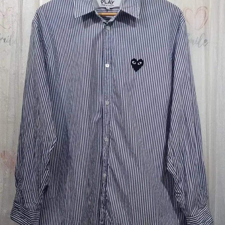 [BUNJANG] Comme des Garçons Striped Shirt XL / 정품) 꼼데가르송  스트라이프 셔츠