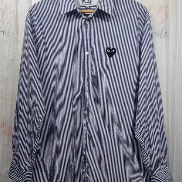 [BUNJANG] Comme des Garçons Striped Shirt XL / 정품) 꼼데가르송  스트라이프 셔츠