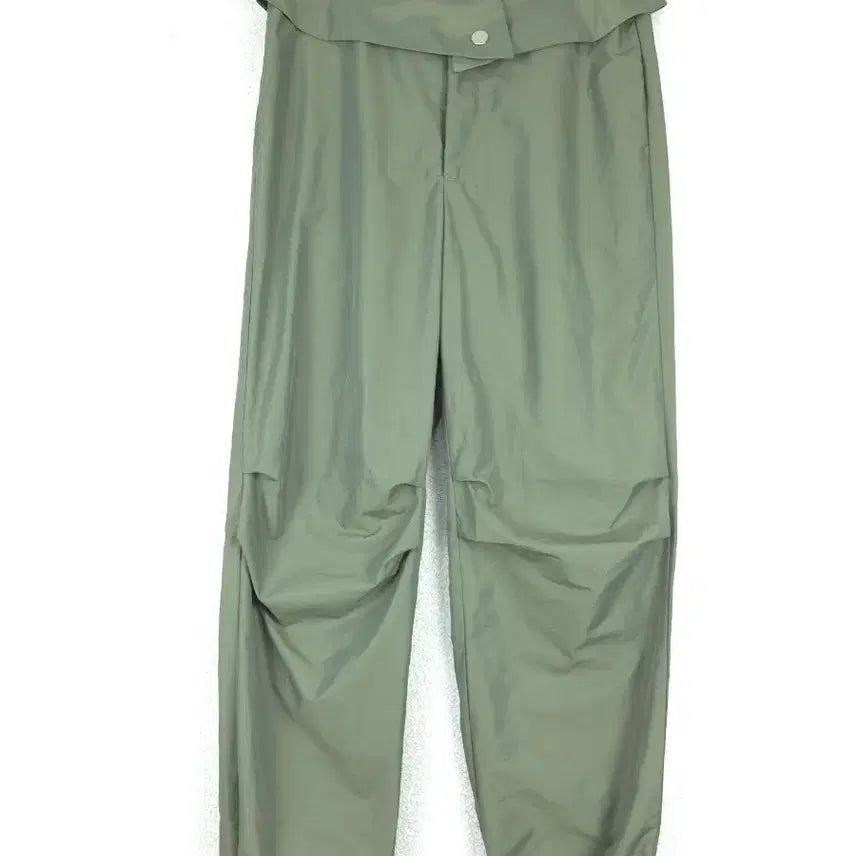 [BUNJANG] Women's Khaki Cargo Wide Pants (Size 26-27) / 여성 카키색 바스락 카고 와이드 팬츠(26~27)