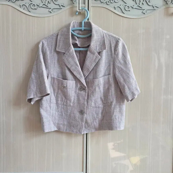 [BUNJANG] Women's Short Length Jacket Size 55 / 숏 기장 여성 자켓 55