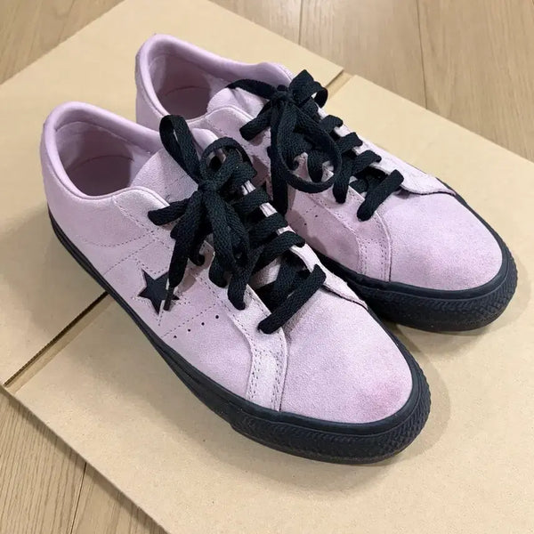 [BUNJANG] Converse One Star Pro Classic Suede Phantom Violet Sneakers / 컨버스 원스타 스웨이드 연보라