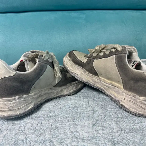 [BUNJANG] Maison Mihara Yasuhiro Wayne OG Sole Distressed Sneakers Size 41 / 메종 야스히로 웨인 OG 솔 디스트레스 41
