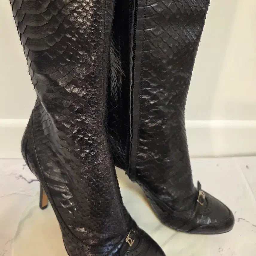 [BUNJANG] Christian Dior Python Long Boots / 정품 디올 파이톤 롱부츠 35.5  ,230