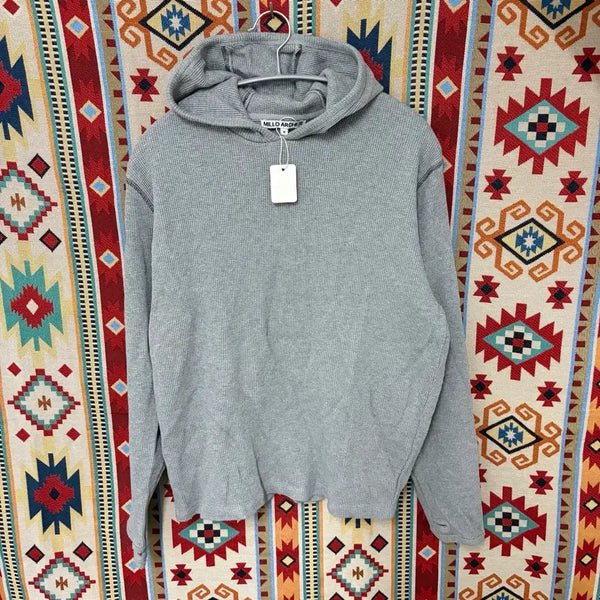 [BUNJANG] Milo Archive Basic Waffle Knit Hoodie M / 밀로아카이브 베이직 와플 니트 후드티 M