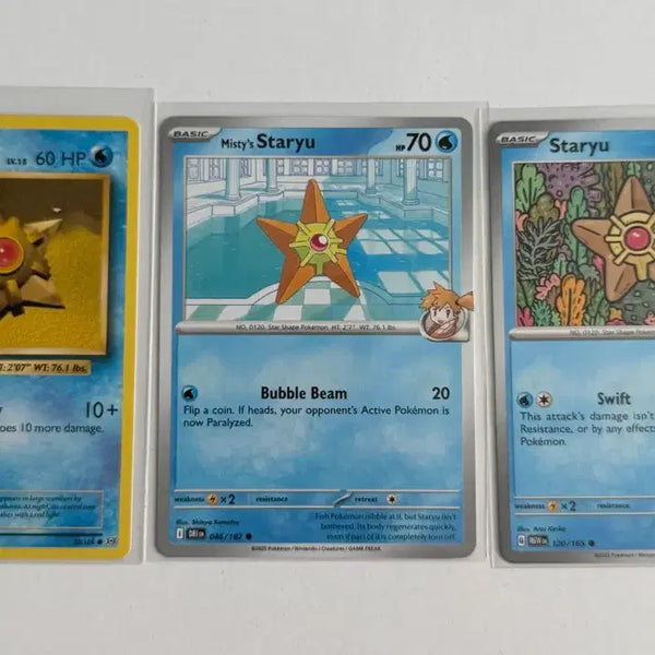 [BUNJANG] Pokemon Staryu (North American Version) Trading Card / 포켓몬카드 별가사리 (북미판)