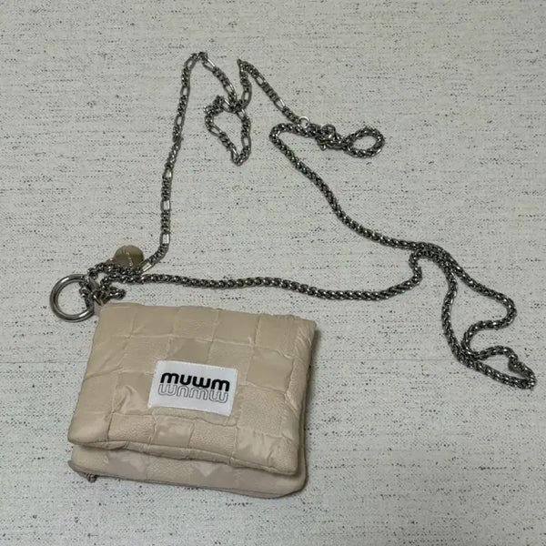 [BUNJANG] Muyeom Puff-up Mini Bag with Chain / 무음 퍼프업 미니백(체인포함)
