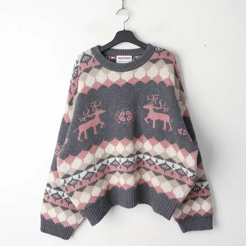 [BUNJANG] Mocobrick Oversized Knit (Size 77) / 77/모코블릭 오버핏 니트