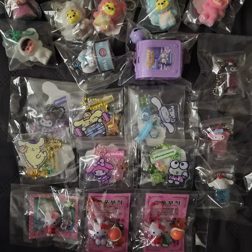 [BUNJANG] Sanrio Lucky Turtle and Friends Mini Keychain Collection / 산리오 행운거북이 등등 미니키링