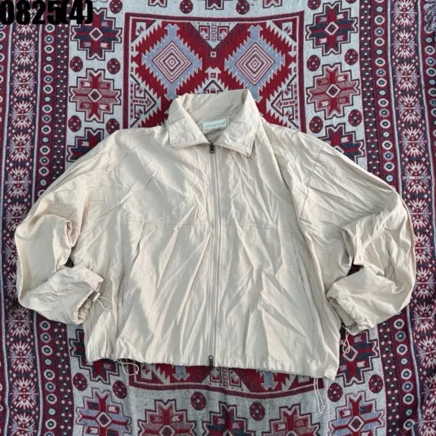 [BUNJANG] La Fige Store Lightweight Windbreaker Jacket - Beige / 라퍼지 스토어 경량 바람막이 자켓 베이지