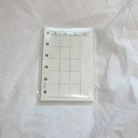 [BUNJANG] A7 6-Ring Monthly Refill Paper / 먼슬리 속지 A7 6공