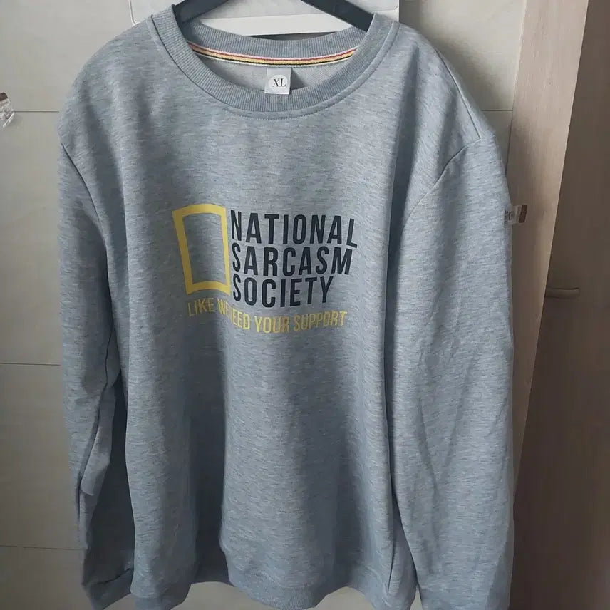 [BUNJANG] National Sarcasm Society Logo Sweatshirt XL / NATIONAL SARCASM SOCIETY 맨투맨 XL
