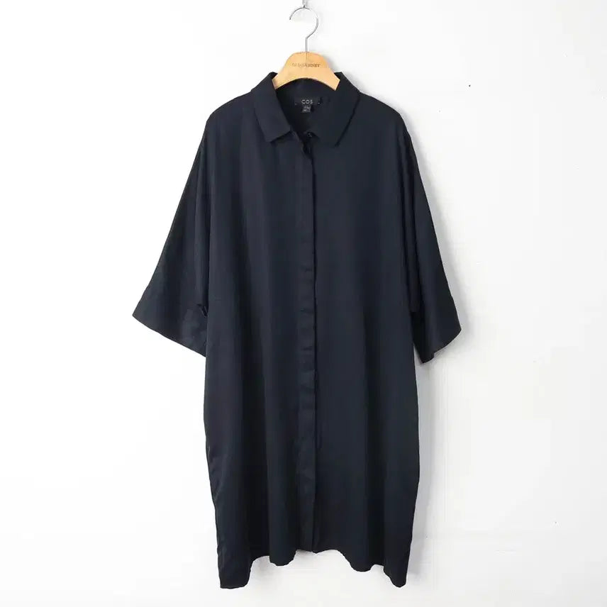 [BUNJANG] COS Boxy Fit Lyocell Dress Black / 55/COS 코스 박시핏 리오셀 원피스