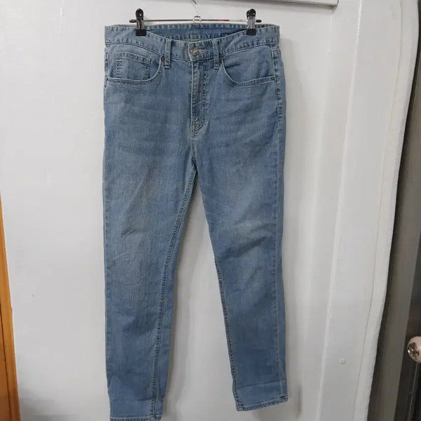 [BUNJANG] Men's Stretch Straight Leg Jeans (Size 31) / 스판 청바지 남성31 인치