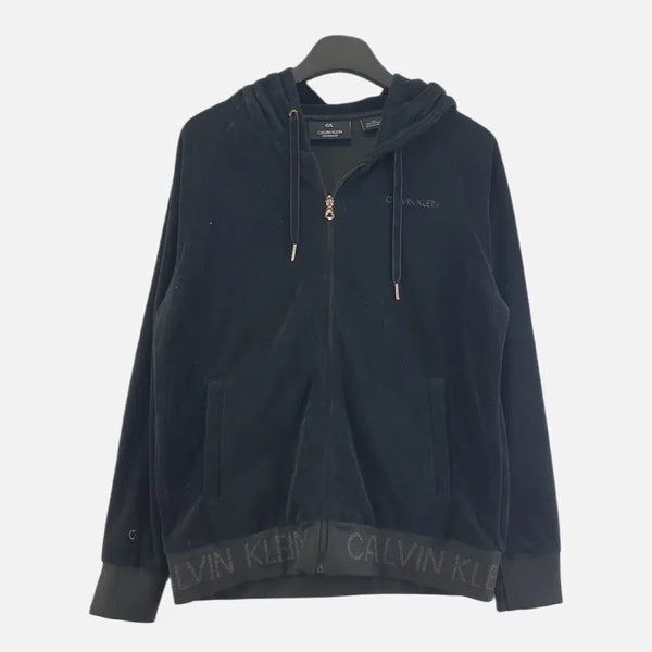 [BUNJANG] Calvin Klein Black Zip-Up Hoodie L / 켈빈클라인 블랙 남자 L 집업 O1612