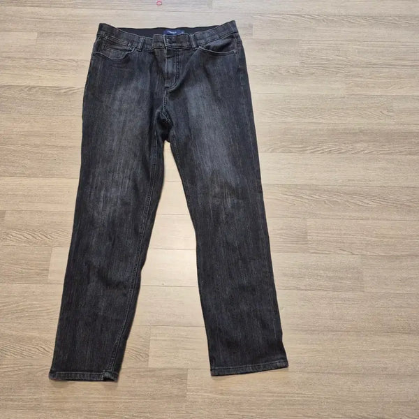 [BUNJANG] Cremoeux Black Denim Pants Size 34 / CREMOEUX.  블랙 데님 팬츠사이즈34