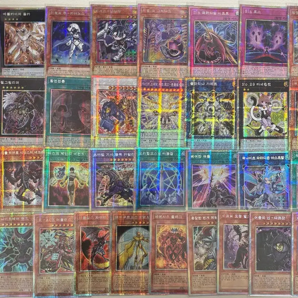 [BUNJANG] Yu-Gi-Oh! Heroes' Rivals Premium Pack 34 Card Bundle Set / 싸게처분)유희왕 히어로즈 라이벌즈 프싴 34장 일괄 판매